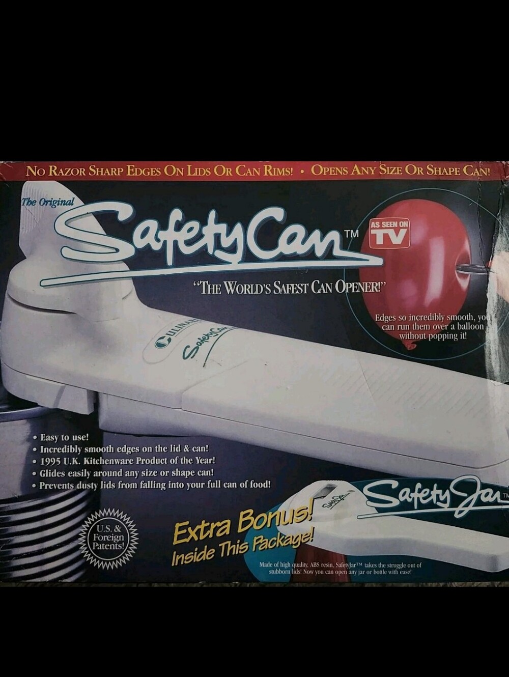 As Seen On Tv Safety Can Opener With Bonus Safety Jar Opener